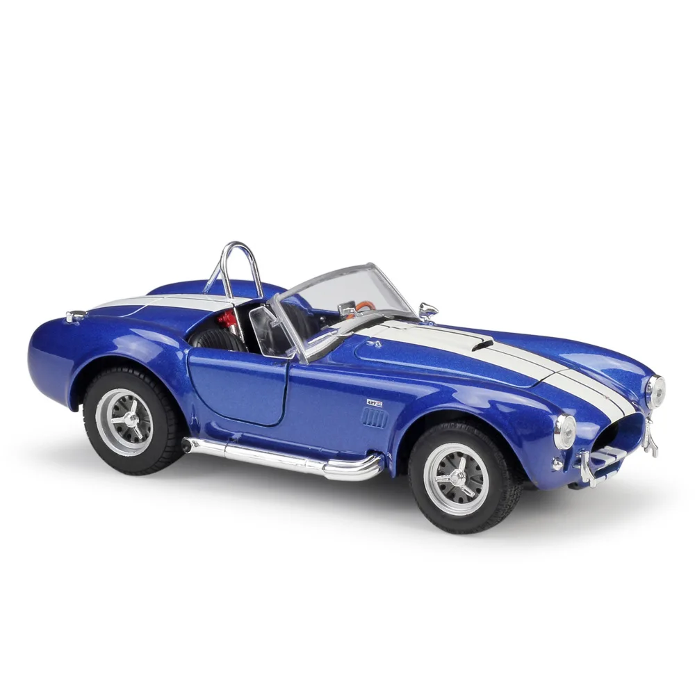 

Welly 1:24 Original box 1965 SHELBY COBRA 427 Diecast Car Model Toy Vehicle Car Model Models Kids Car Original box