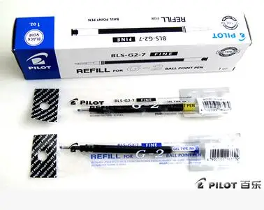PILOT Gel Pen Refill School Stationery Office Supplies Ball Pen Refills For G2 Gel Pen Ink Refill 0.3/0.50.7/1.0mm Nib BLS-G2