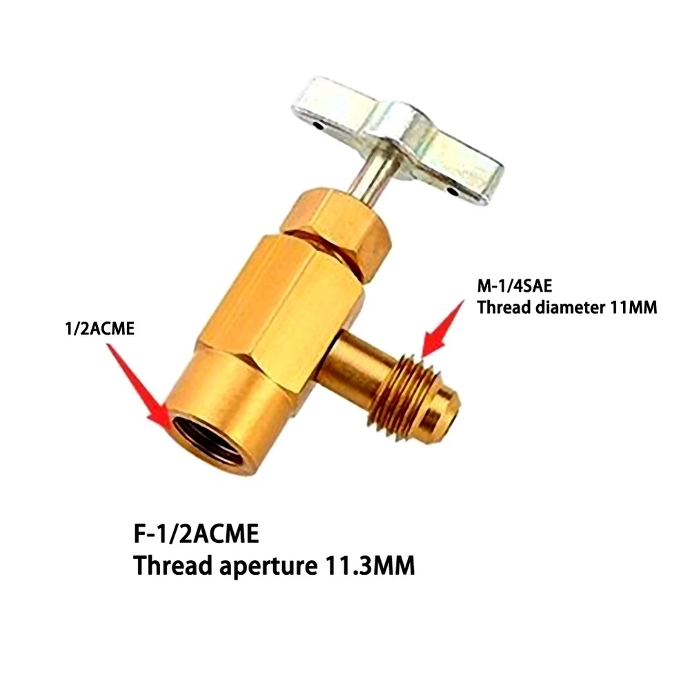 Refill Adapter R134A Car Air conditioning A/C Refrigerant Can Tap Valve Bottle Opener Adapter