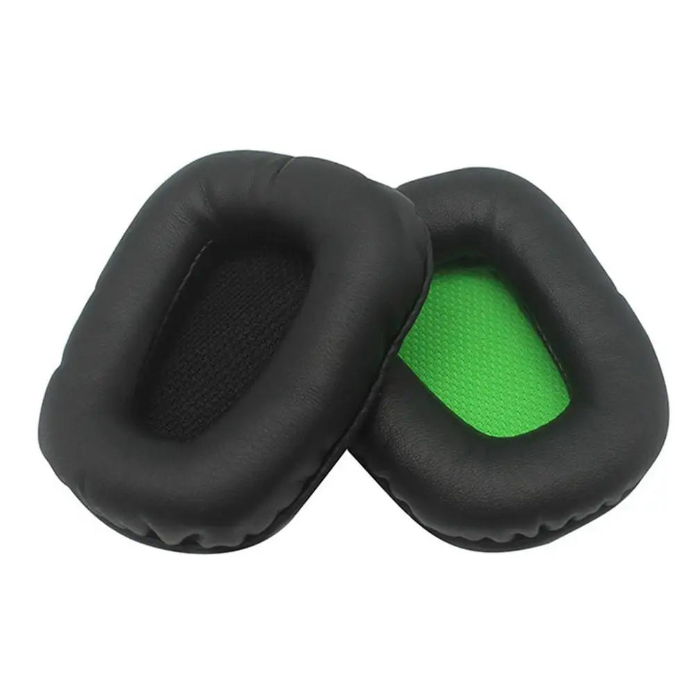 1 Pair Replacement Ear Pads For Razer Electra Headphones Memory Foam Soft Leather Earpads For Razer Headsets Breathable Headband