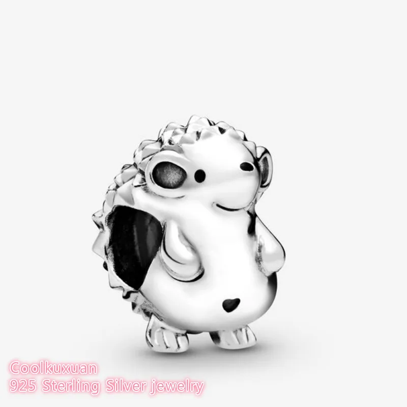 

Autumn 100% 925 Sterling Silver Nino the Hedgehog Charm Animals beads Fits Original Pandora bracelets Jewelry Making