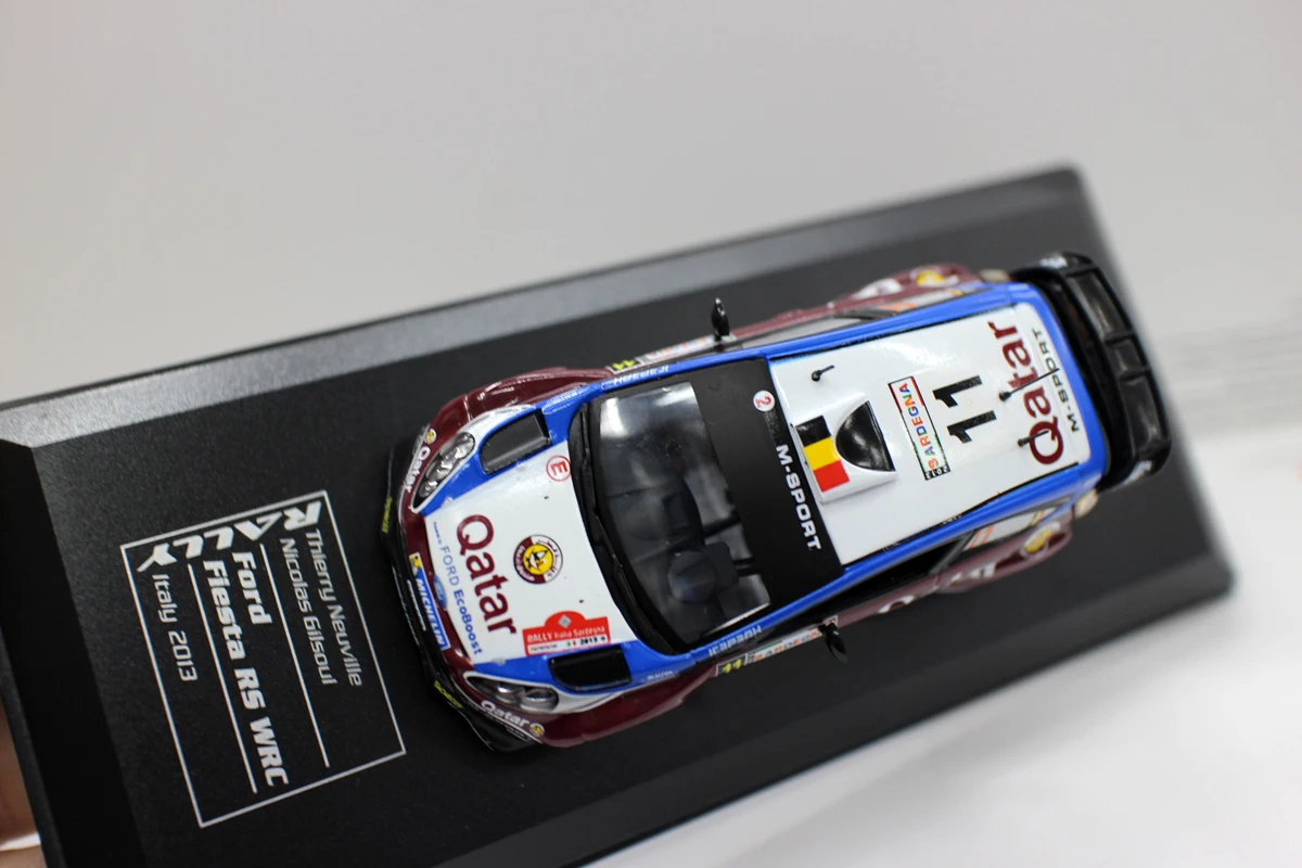 Diecast Club 1:43 Scale Model Car  Fiesta RS WRC 2013 Rally Racing Diecast Car For Collection Gift