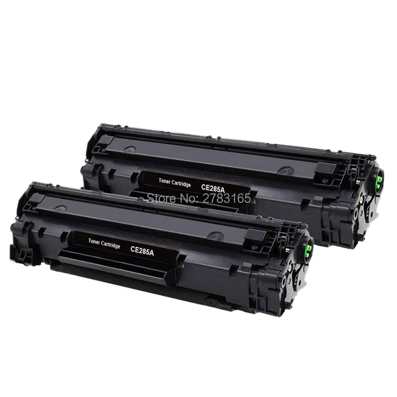 2Pack compatible For HP CE285A 85A  per HP Laserjet Pro P1100 P1102 P1102W P1109W M1130  M1132MFP M1212 M1217NFW