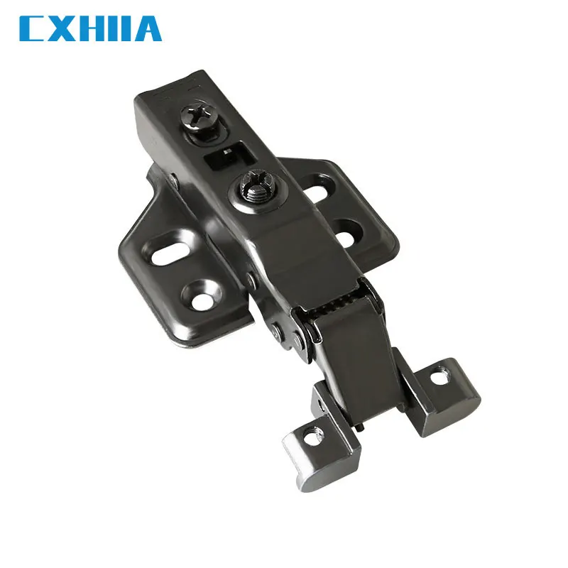 

CXHIIA Manufacturer Sells Aluminum Frame Hinge Cover 25 Thick Plate Glass Door Hinge Black Narrow Side