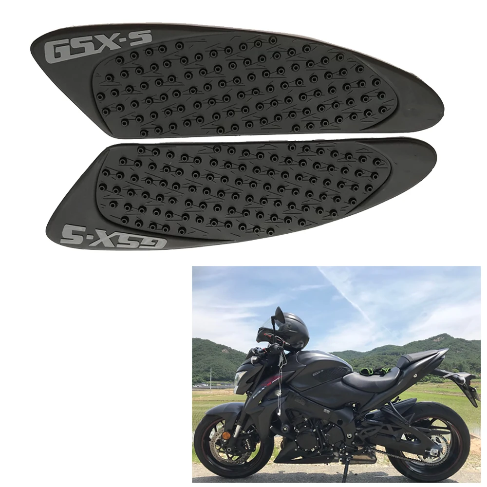 Motorcycle Gas Tank Side Grip Traction Knee Protector Sticker Anti Slip Pad For Suzuki GSXS1000 GSXS1000F GSX-S1000/F 2015-2017