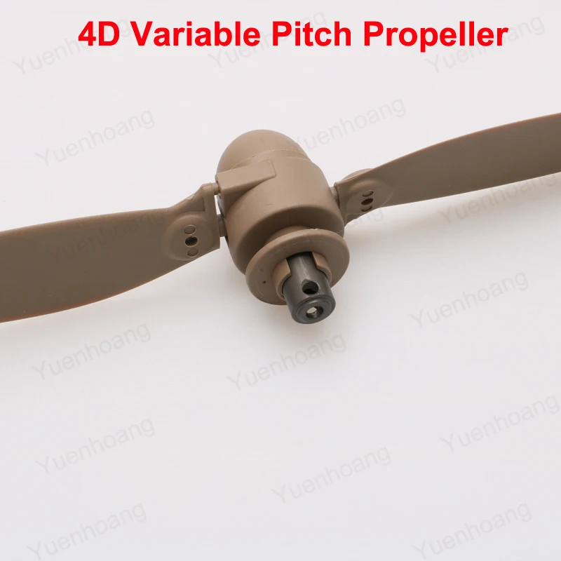 1set 4D Electric Variable Pitch System Propeller Assembly C Type F3P 7/8/9/10 Inches Props for RC Fix Wing Aircraft Drone