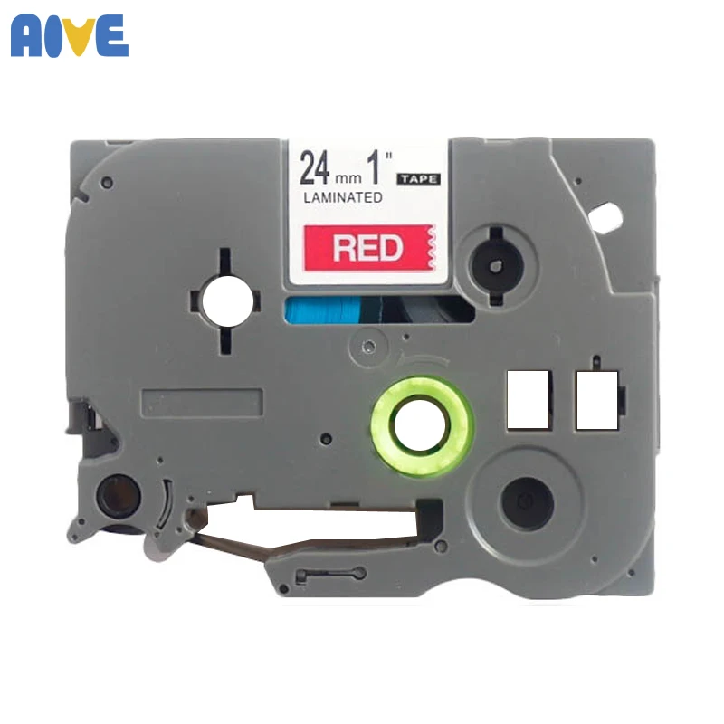 Aive laminated TZe-251 Label Tape Compatible Brother P-touch 24mm Printers PT-E500W PT-E100B PTH100 PTD210 tze451 TZe651 White