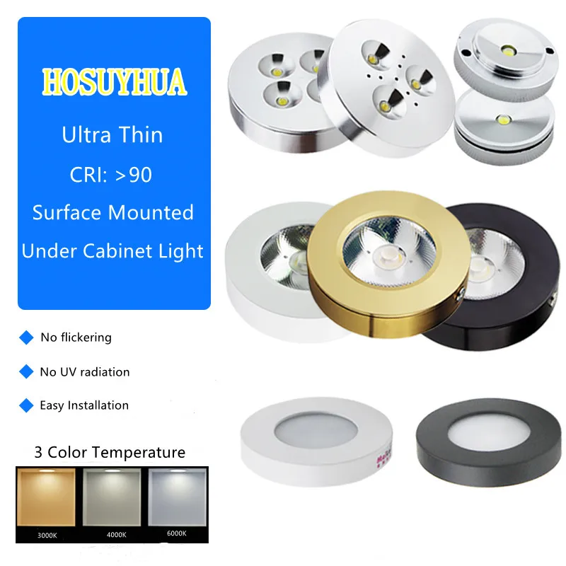 

Surface Mounted 5W 7W LED downlight 3W Ceiling Lamps Ultra Thin 3000K 4000K 6000K spot lights 85-265V indoor Ceiling Fixtures