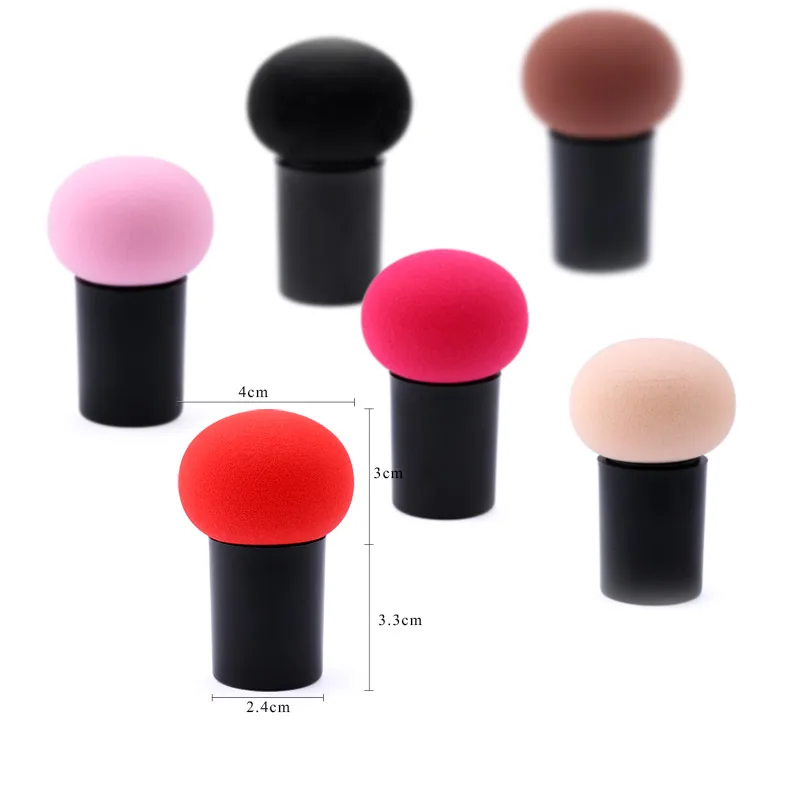 1PC fungo testa soffio cosmetico fondotinta trucco spugna soffio in polvere spugna liscia strumento per il trucco di bellezza