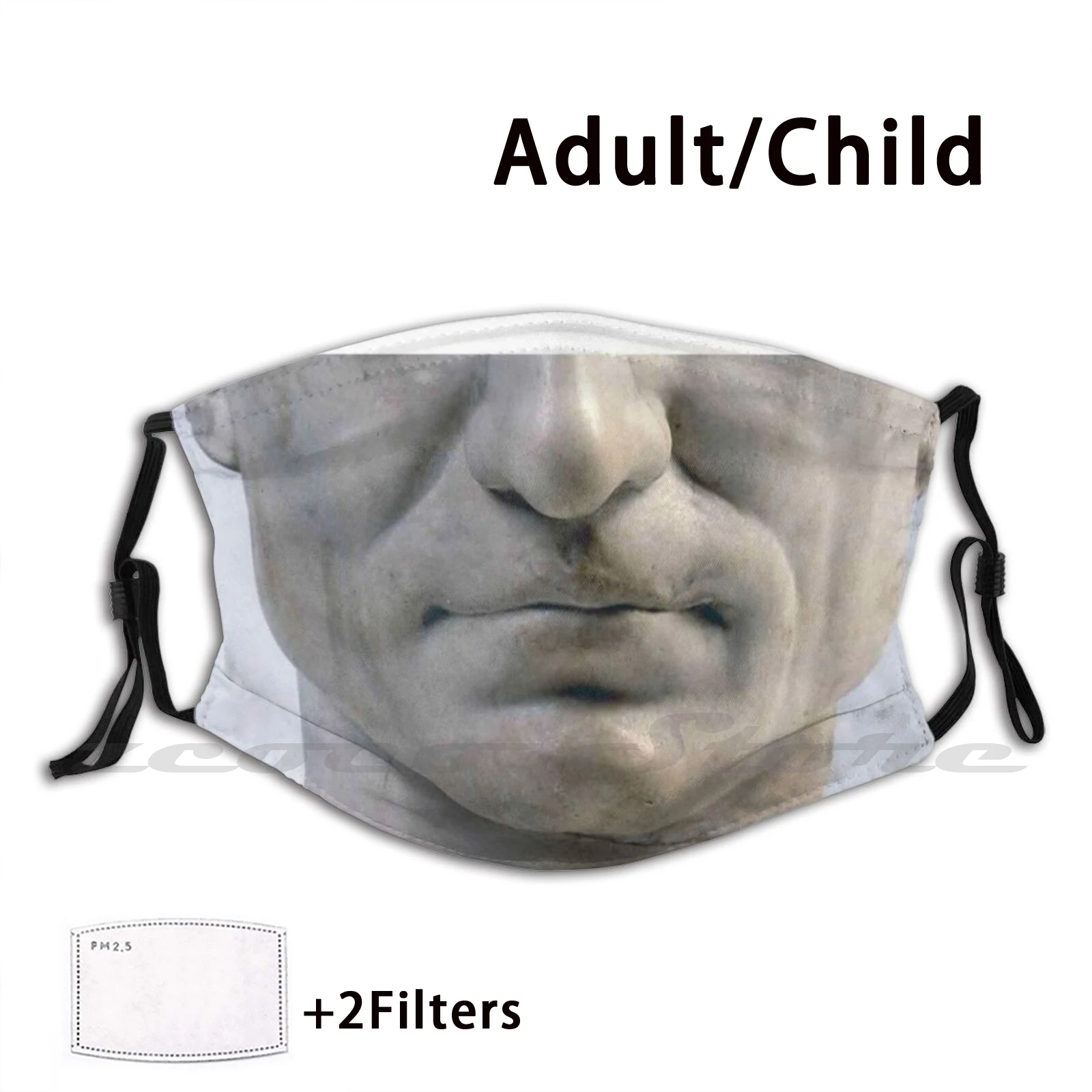 Masque pour enfants et adultes, filtre lavable à motif personnalisé, Pm2.5