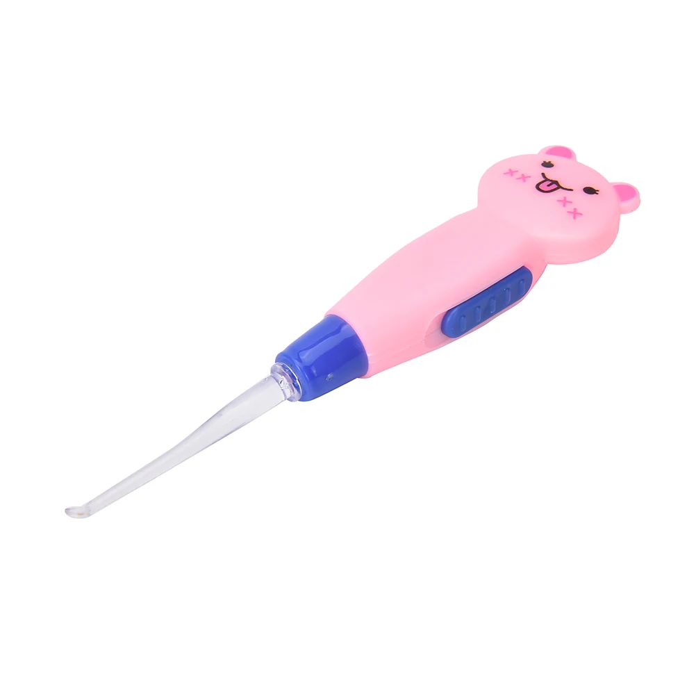 New Earwax With Light Spoon LED Cartoon Baby Care Ear-picker Child Cleaning Tool Ears Spoon Digging Luminous Dig Ear Syringe