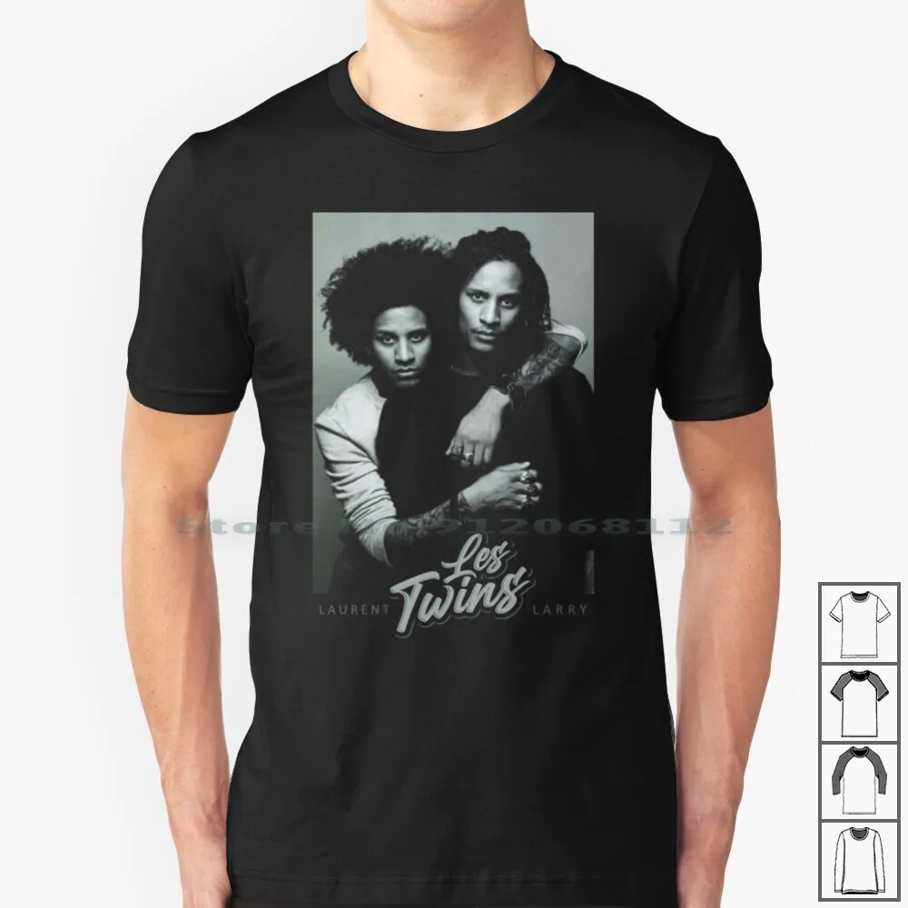 Laurent & Larry T Shirt 100% Cotton Les Twins Les Twins Laurent And Larry Bourgeois Bourgeois Dance Dancer Choreographer