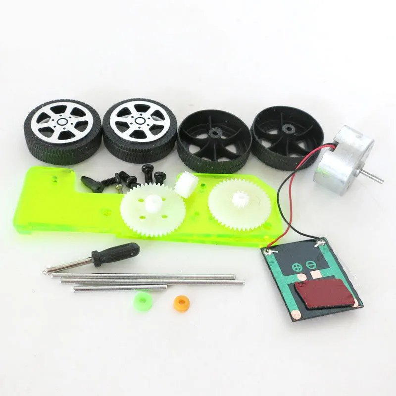 DIY Solar Energy Car Handmade Toys Physical Gizmo Popular science toys Kits Solar Energy Assembled Toy Teaching Tool