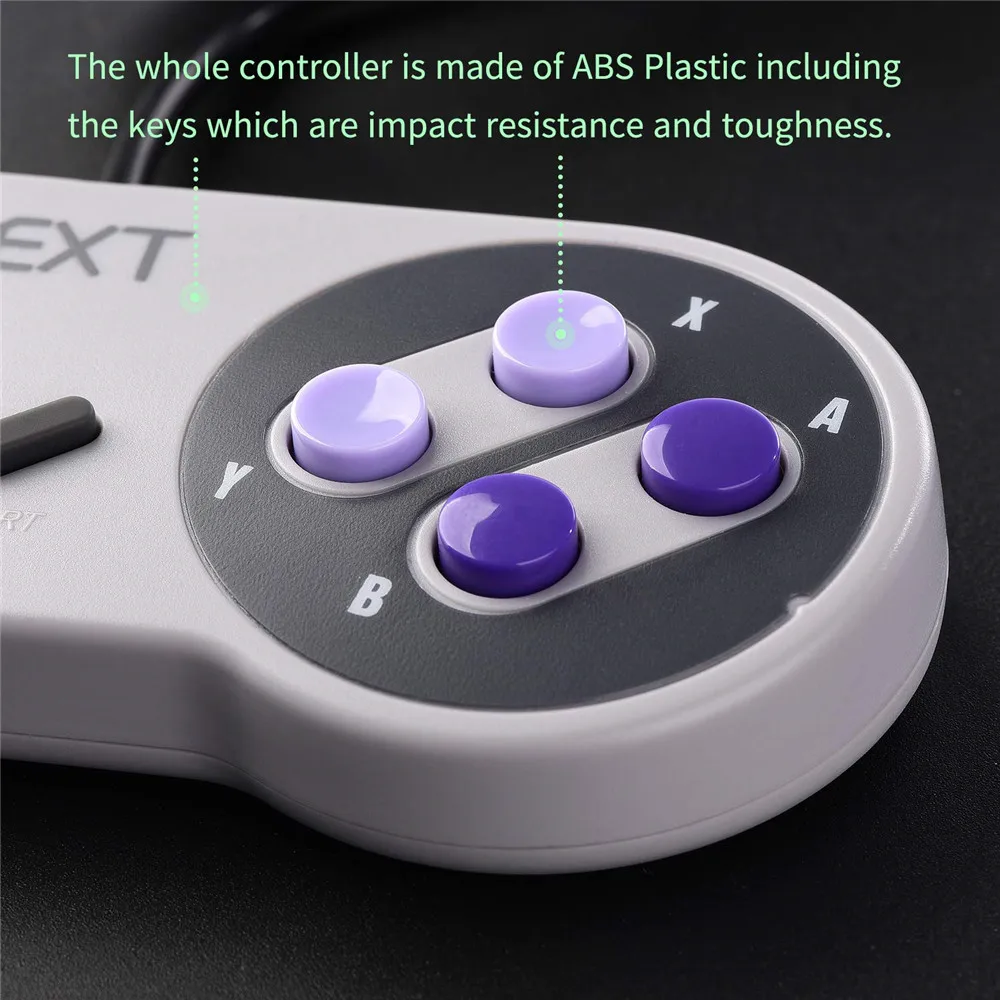 4pcs/lot USB Controller Gamepad Super Game Controller for SNES USB Classic Gamepad Game Controllers for PC MAC Games