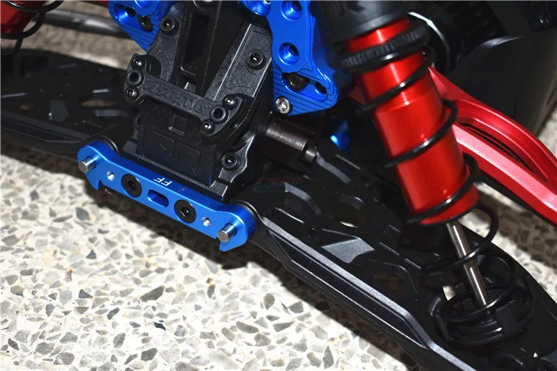 Piezas y accesorios para coche arrma 1/5 Kraton 8s RC, código de brazo inferior delantero de aleación de aluminio