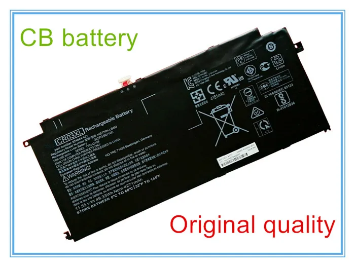 

CR03XL Battery for 924844-421 924961-855 HSTNN-LB8D TPN-Q198 3ICP3/90/105 STNN-LB8E