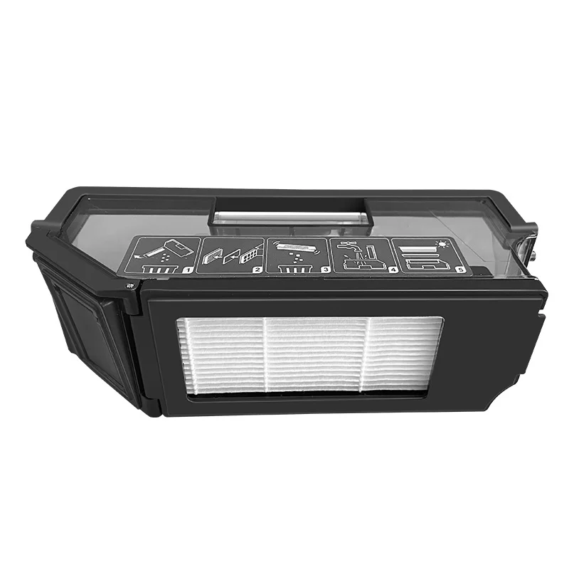 متوافق مع Ecovacs Debot X1 TURBO / OMNI قطع غيار فرشاة جانبية رئيسية مرشح هيبا حامل ممسحة حقيبة الغبار صندوق الغبار غطاء الفرشاة