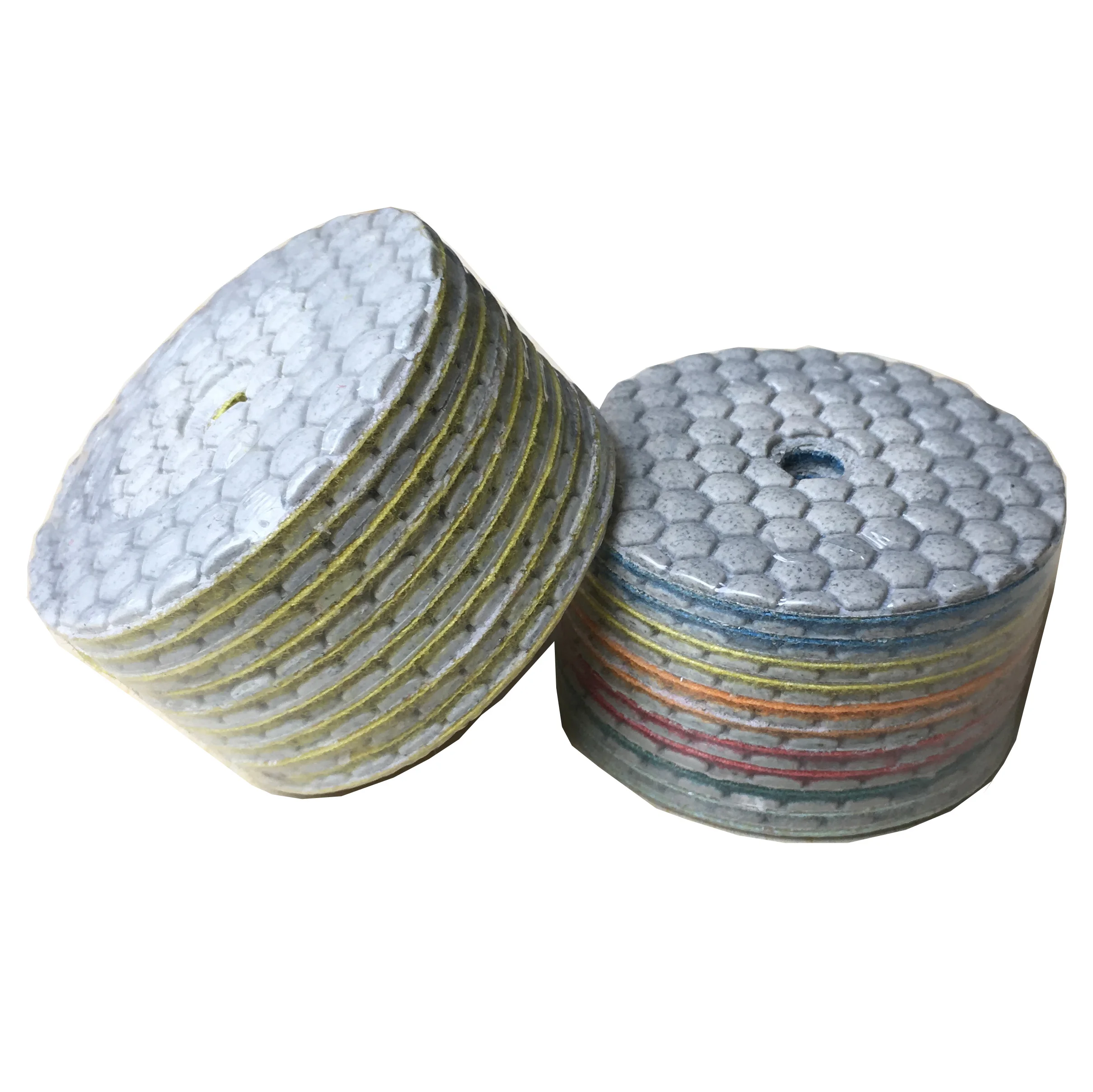 

1Set/7Grit 80MM High Quality Diamond Tools Dry Polishing Pad For Floor，Granite,Marble