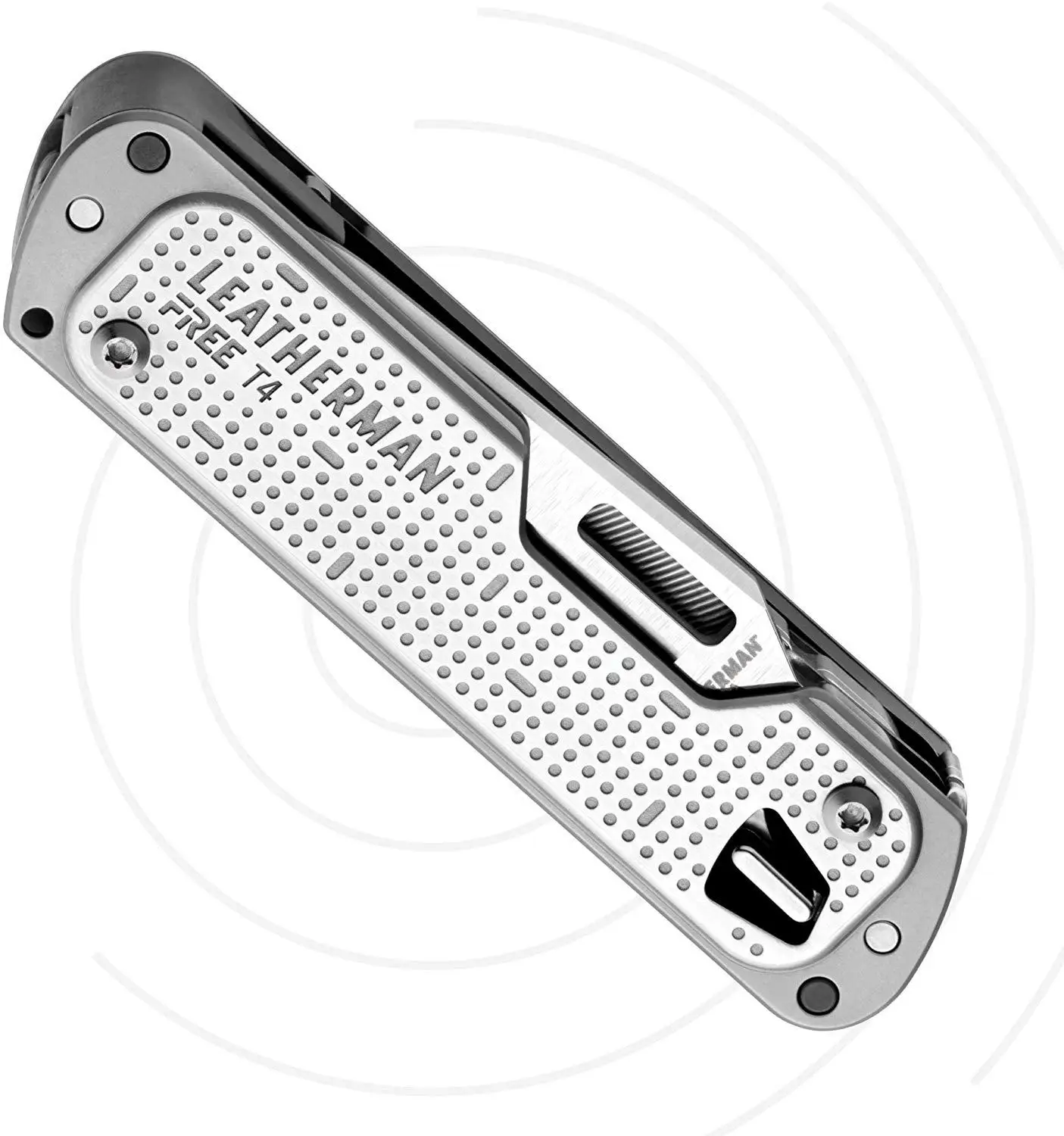 LEATHERMAN - FREE T2/T4 Multitool and EDC Pocket Knife with Magnetic Locking and One Hand Accessible Tools