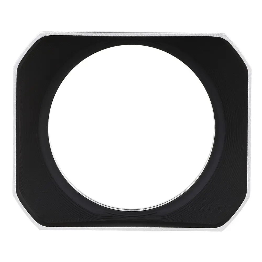 Haoge-parasol metálico LH-M47W para Olympus M.ZUIKO Digital, 12mm, f/2, color plateado