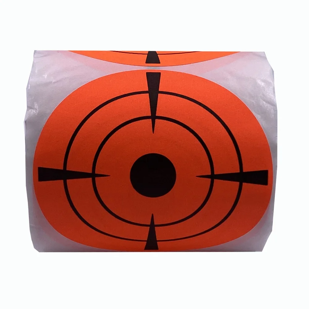 

Orange Sticker Targets-3"-250Pcs/Roll