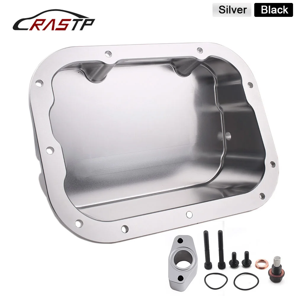 Aluminum Engine Oil Pan for 09-onNissan R35 GT-R VR38 CBA DBA LHD&RHD Deep Wet Sump Oil pickup extension 1.5+Oil Capacity LCA015