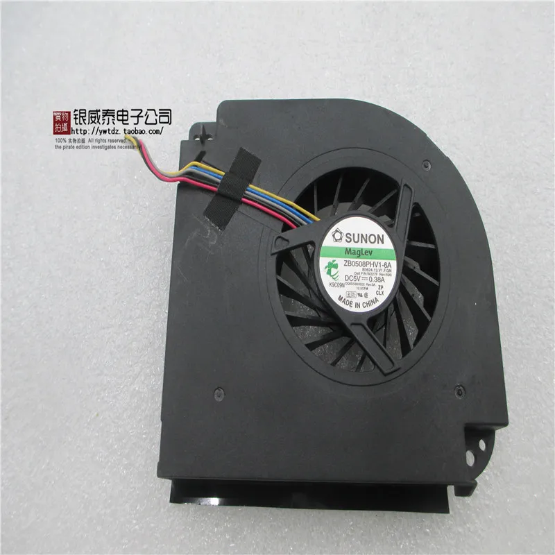 

YINWEITAI For Dell Precision M6400 M6500 0W227F W227F Cooling Fan DQ5D588H401 DFS601605LB0T F7A5 DC5V 0.5A 5-wire 5-pin