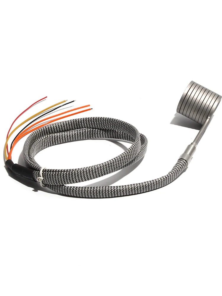 

LUJINXUN 220V 20x25/30/35/40/50mm Electric Hot Runner Spiral Coil Band Heaters with K Thermocouple 3x3mmCross-section