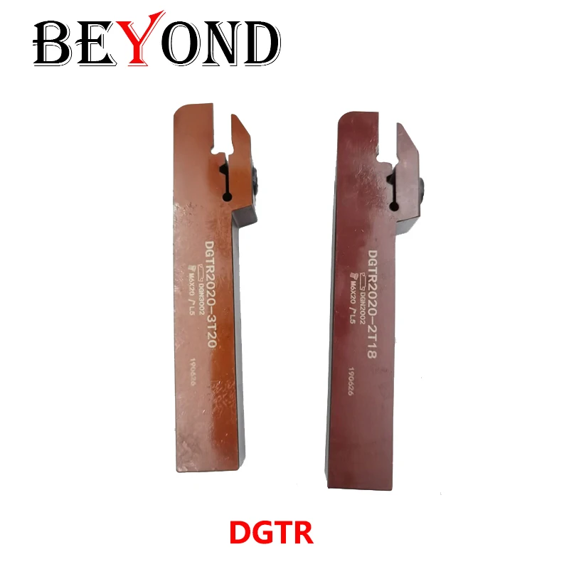 BEYOND DGTR 1616 2020 2525 Spring Steel DGTR1616 DGTR2020 2T18 DGTR2525 3T20 Cutting Turning Tool Holder Lathe Tools Bar CNC