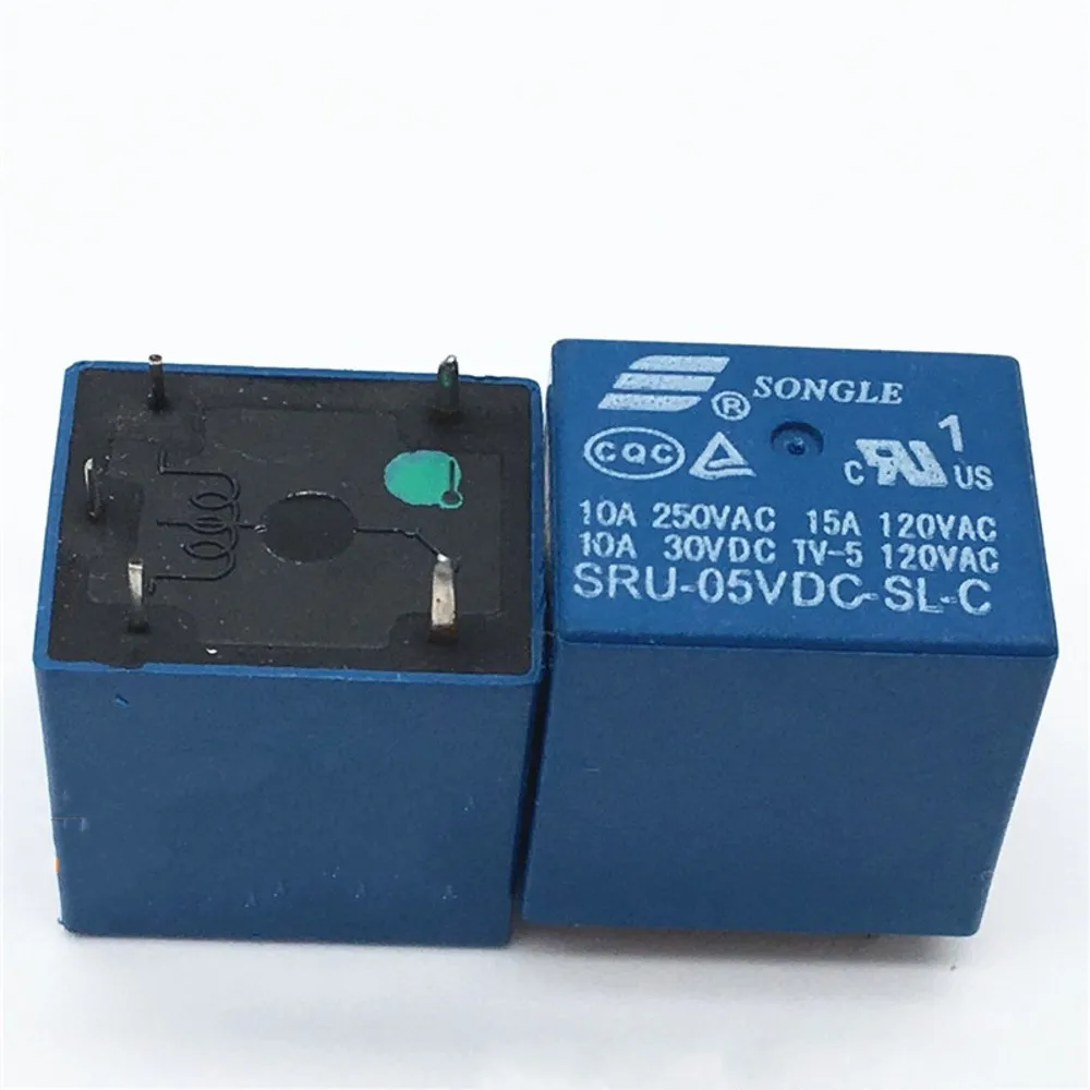 

50PCS/lot Power relays SRU-05VDC-SL-C 5V T70 10A 5PIN new and original Relays