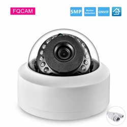 5MP IP Fisheye Camera 1.7mm 180 Degree Wide Angle Vandalproof Video Surveillance ONVIF POE IR Security CCTV for Home Safety