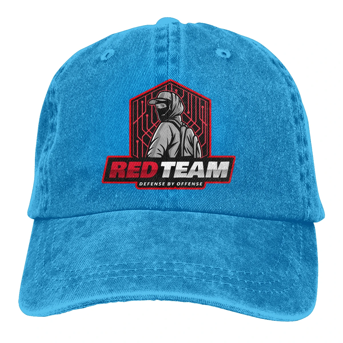 Cyber Security Red Team Defense Baseball Cap Men Hats Women Visor Protection Snapback Linux Operating System Tux Penguin Caps