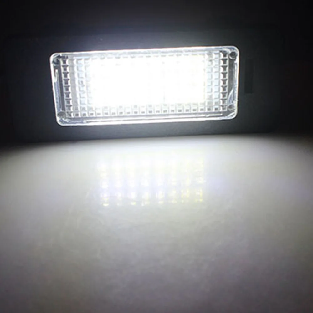 LED 2 szt. Numer podświetlany tablicy rejestracyjnej dla Audi A4 B8 A5 S5 Q5 TT VW PASSAT 5D R36 12V 3W 8 t0943021