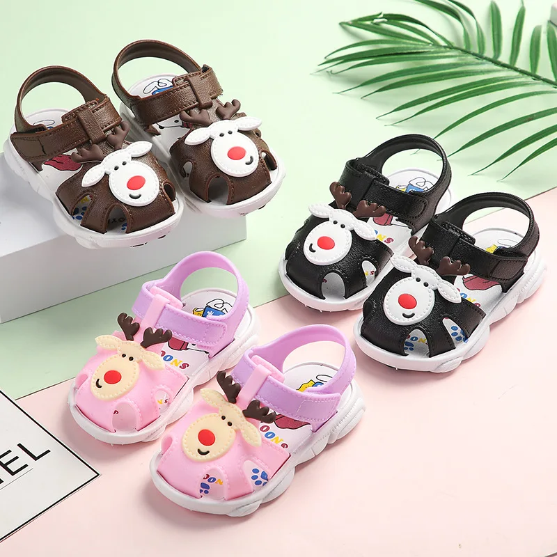 Children's slippers summer non-slip baby sandals and slippers children's hole shoes boys and girls beach children toddler shoes