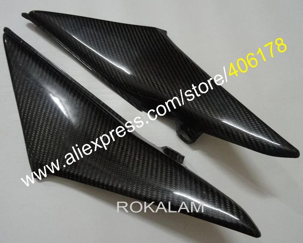 

Hot Sales,2 x Carbon Fiber Tank Side Covers Panels Fairing For Honda CBR600RR F5 2003 2004 CBR600 RR 03 04 Tank Side Cover Panel