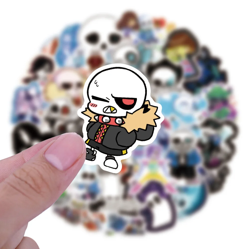 10/30/50pcs Undertale Hot Games Lable Stickers for Cars Motorcycles personalityToys Decal Skateboards Computer Sticker Wholesale