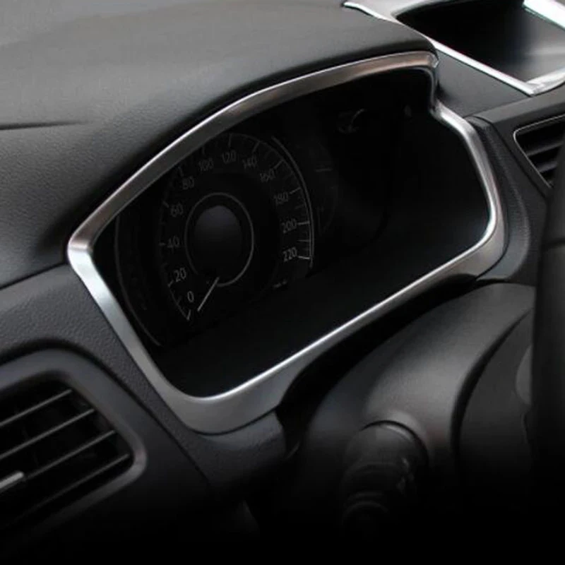 1pcs for Honda CRV CR-V ABS Matte Car Front Dashboard Frame Panel Sticker Cover Trim 2012 2013 2014 2015 2016 Accessories