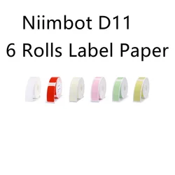 Papel alternativo das impressoras autoadesivas de nimbot d11 para a imprensa de impressão, etiqueta branca da cor, impermeável, rasgo resistente, popular