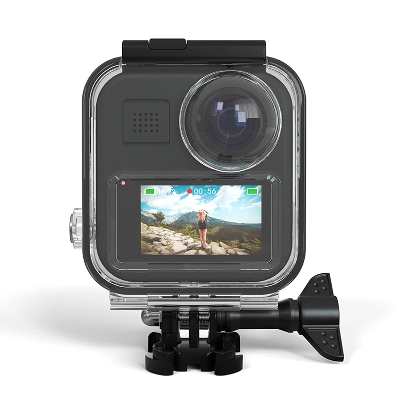 Waterproof Housing for Gopro Max Action Camera Touch Screen Case Housing Protective Underwater Dive for GoPro MAX Accessories