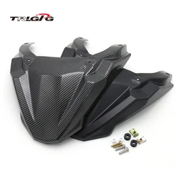 Carbon fiber texture Front Wheel Fender For Yamaha MT 09 Tracer 900 GT FJ09 18 2019 2020 2021 Beak Nose Cone Extension Cover