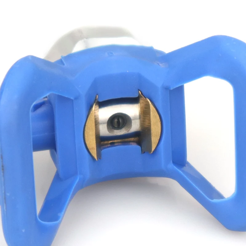 Spray Gun Blau Düse Sitz Spray Farbe Zubehör Universal Werkzeug Airless Farbe Spray Gun Flache Spitze Düse Wache Sitz Farbe sprayer