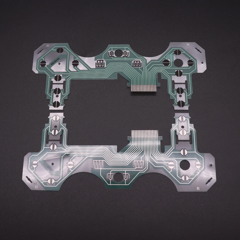 Teclado de película conductora, reparación de Cable flexible, pieza de placa de circuito para controlador PS3, SA1Q135A, 2 uds.