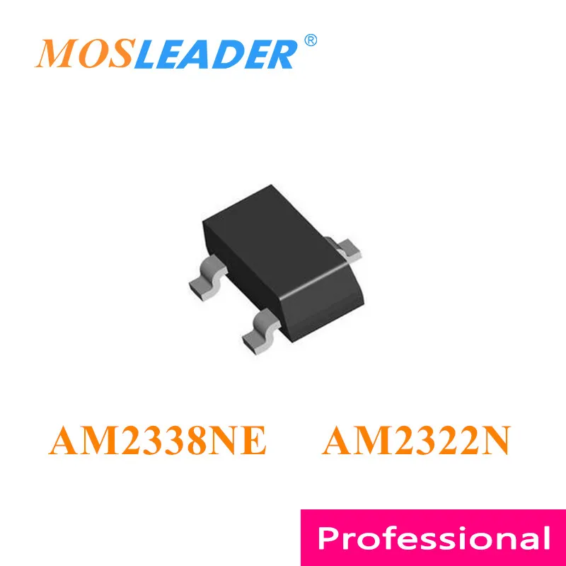 

Mosleader AM2338NE AM2322N SOT23 3000PCS Chinese AM2338 AM2322 AM2338NE-T1-PF AM2322N-T1-PF N-Channel 20V 30V High quality