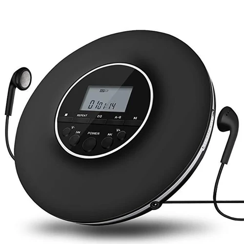 성인 및 학생용 휴대용 CD 플레이어, 개인 컴팩트 디스크, 음악 재생기, 헤드폰 잭