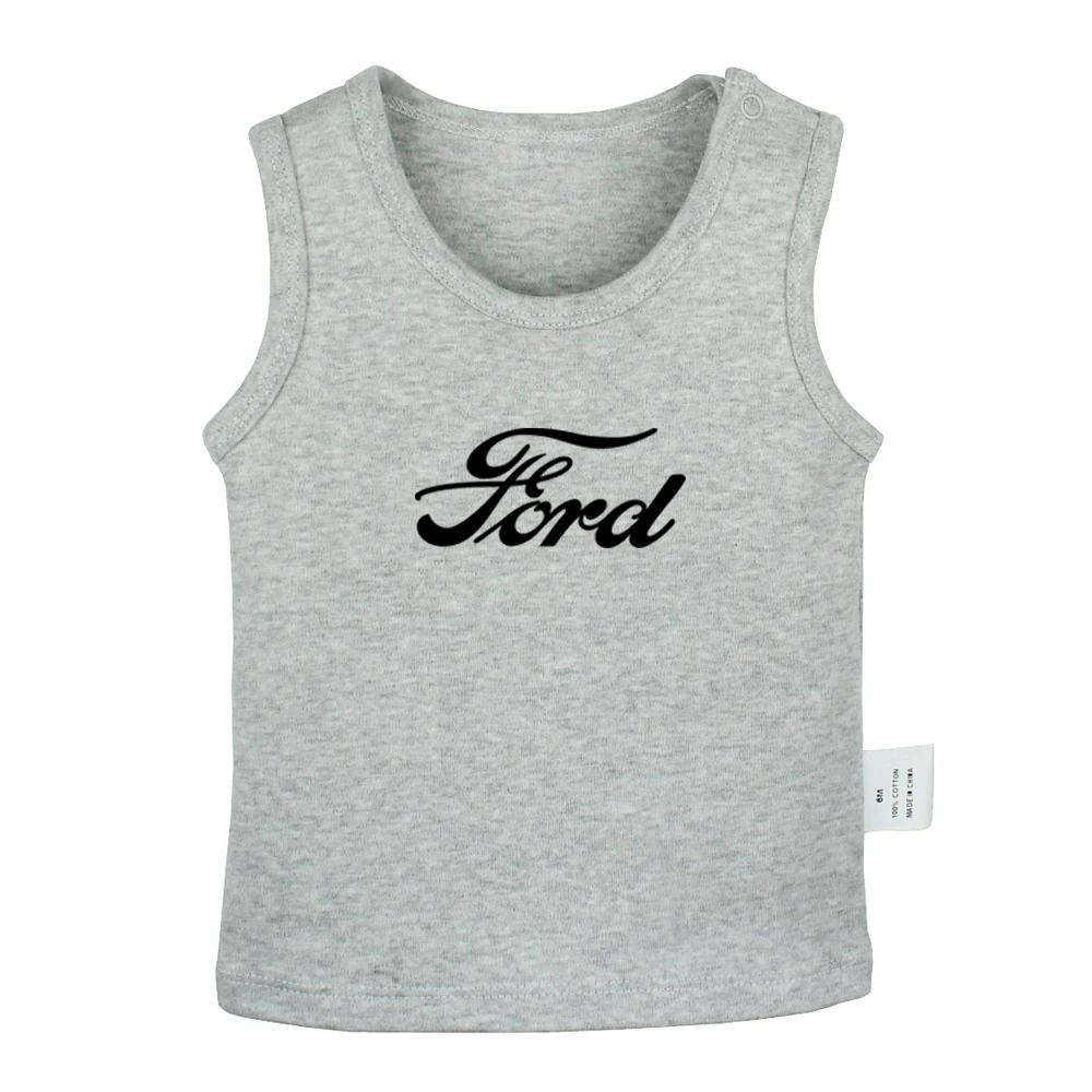 Ford Mustang Symbol CAR COLDPLAY Ghost Stories Britpop Newborn Baby Tank Tops Toddler Vest Sleeveless Infant Cotton Clothes