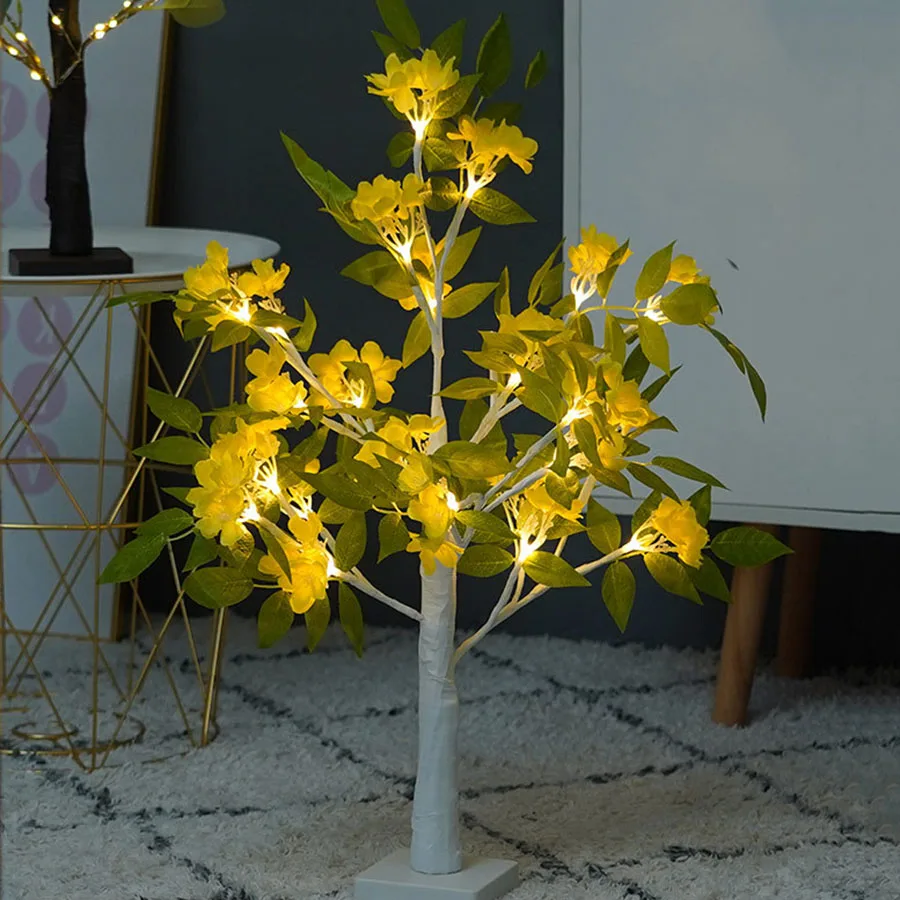 

Tabletop Bonsai Tree Light 60CM Fairy Light Spirit Tree Lamp with 24 LED Lights DIY Lit Artificial Tree Lights For Wedding Party