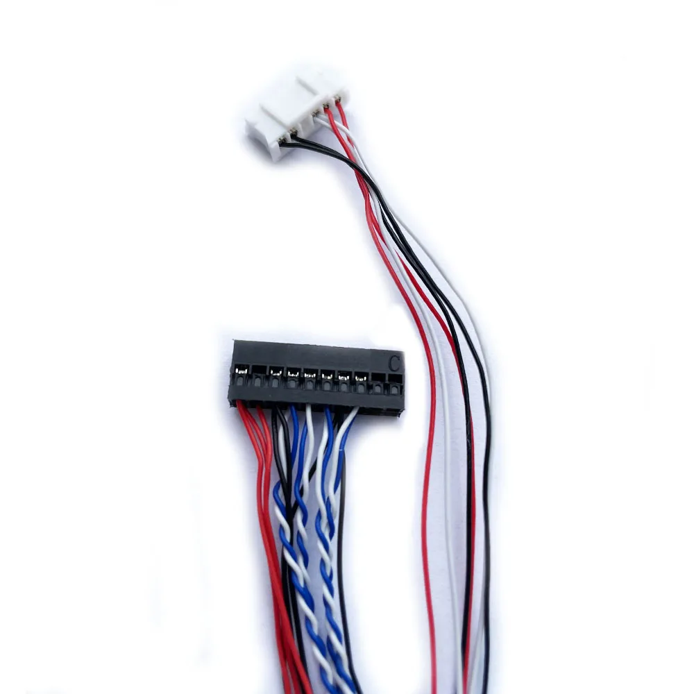 LVDS Cable 40pin 1ch 6bit untuk 15.6 "Layar I-PEX 20453 40P Layar Lcd Kabel 25Cm 40Cm untuk LTN156AT36-D01