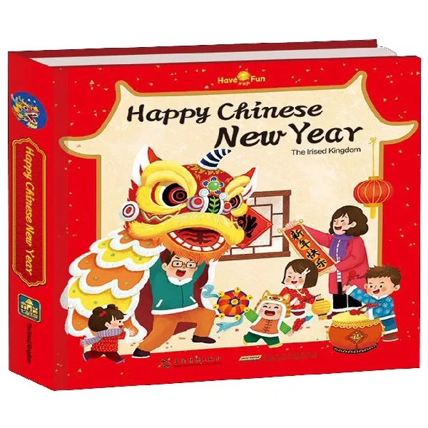 Livros chineses crianças presente feliz ano chinês 3d pop up imagens livro crianças livro espanhol livro inglês para crianças