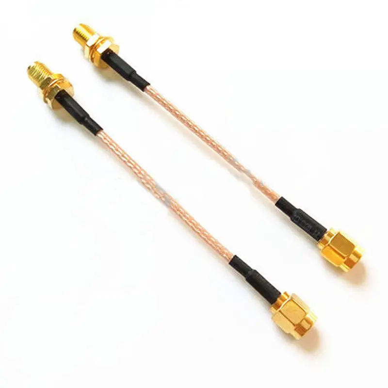 

1pcs 130MM SMA Male to SMA/RP-SMA Male to RP-SMA Adaption Cable Transmitter Receiving Antenna Extension Cable