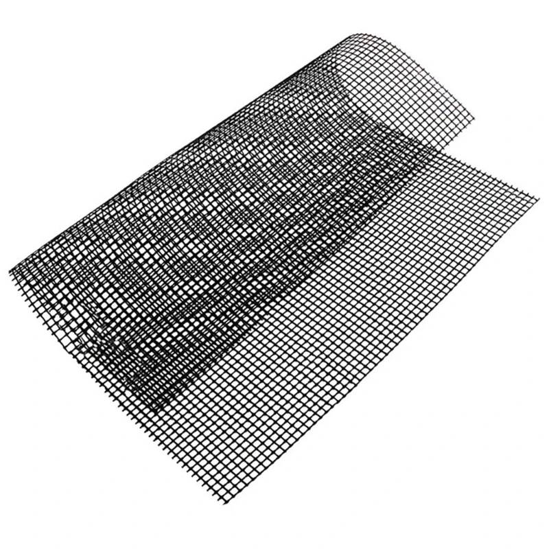 Outdoor BBQ Grill Mesh Mat Non-Stick Barbecue Grilling Wire Net Sheet Liner Replacement Pads Pizza Screen Reusable Tool